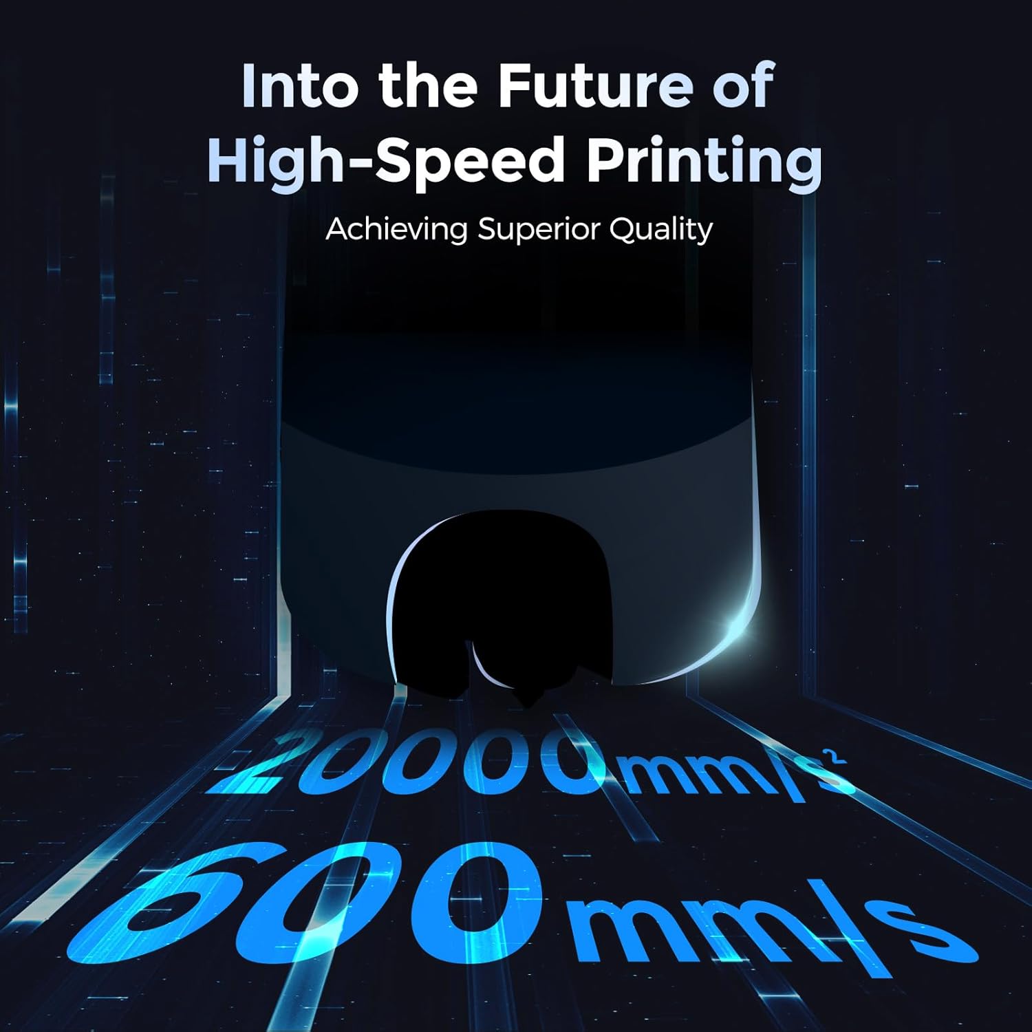 FLASHFORGE Adventurer 5M 3D Printer with Fully Auto Leveling, Max 600mm/s High Speed Printing, 280°C Direct Extruder with 3S Detachable Nozzle, CoreXY All Metal Structure, Print Size 220x220x220mm