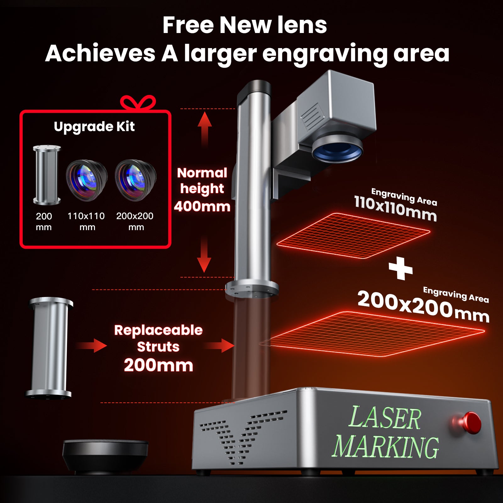 MR.CARVE S4 High Precision Fiber Laser Marking Machine