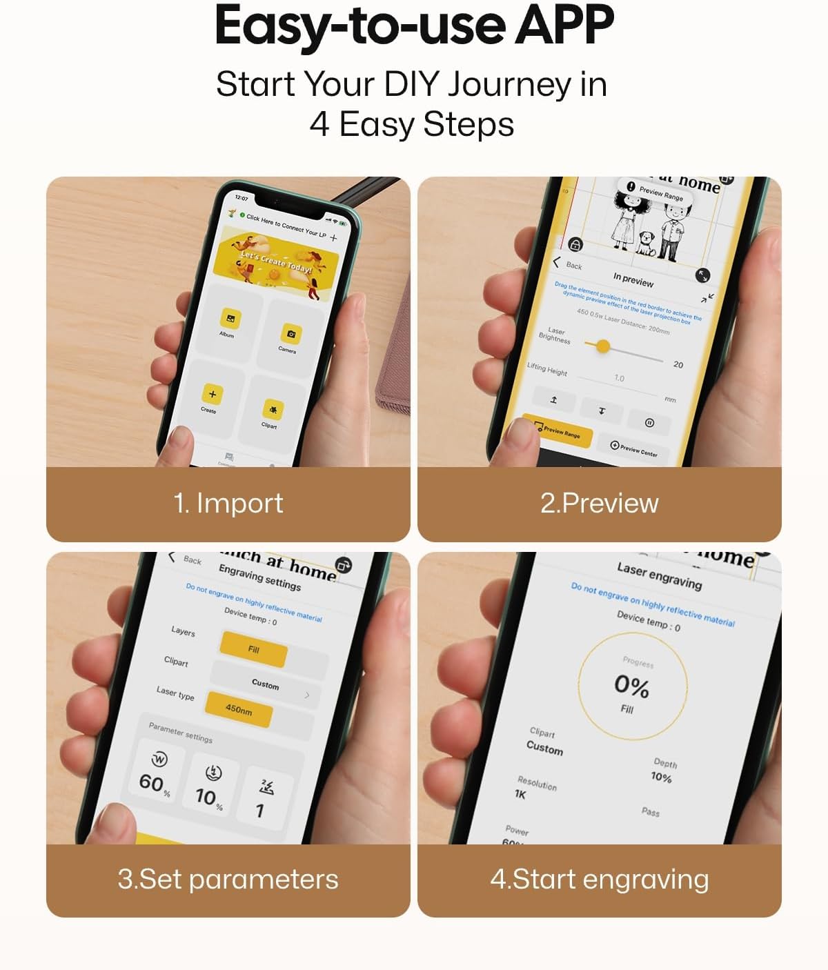 LaserPecker LP1 Pro - Pocket Diode Laser Engraver