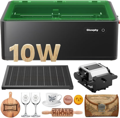 Gluwphy Laser Engraver Machine 10000mW(10W)