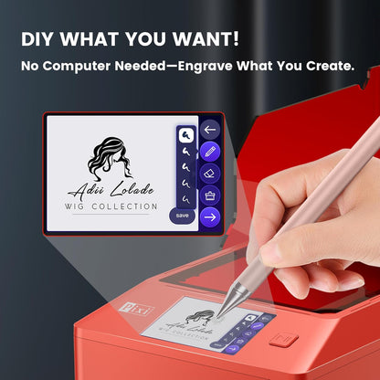 AlgoLaser 3W Smart Laser Engraver Machine, 48W Total Power, Class 1 Portable Laser Cutter with Built-in 2.0 AlgoOS System, No Computer Required, Laser Engraving for Wood, Acrylic, Leather.