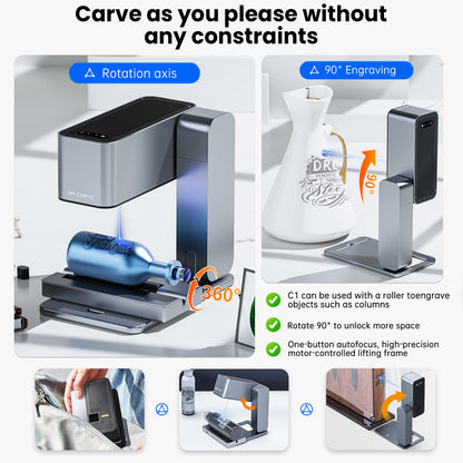 MR.CARVE C1 Portable Laser Engraving Machine