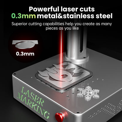 MR.CARVE S4 High Precision Fiber Laser Marking Machine