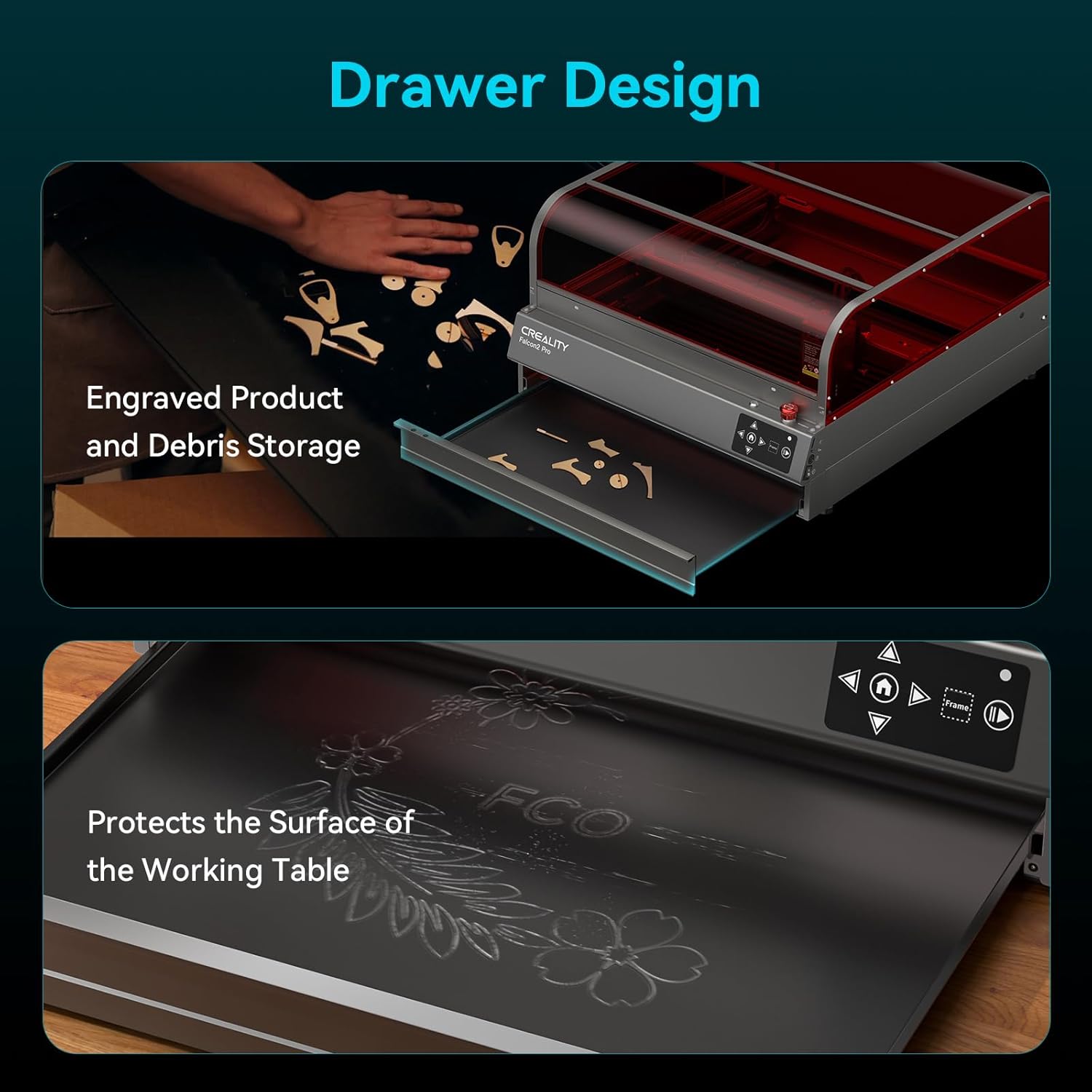 Falcon2 Pro S 40W Enclosed Diode Laser Engraver