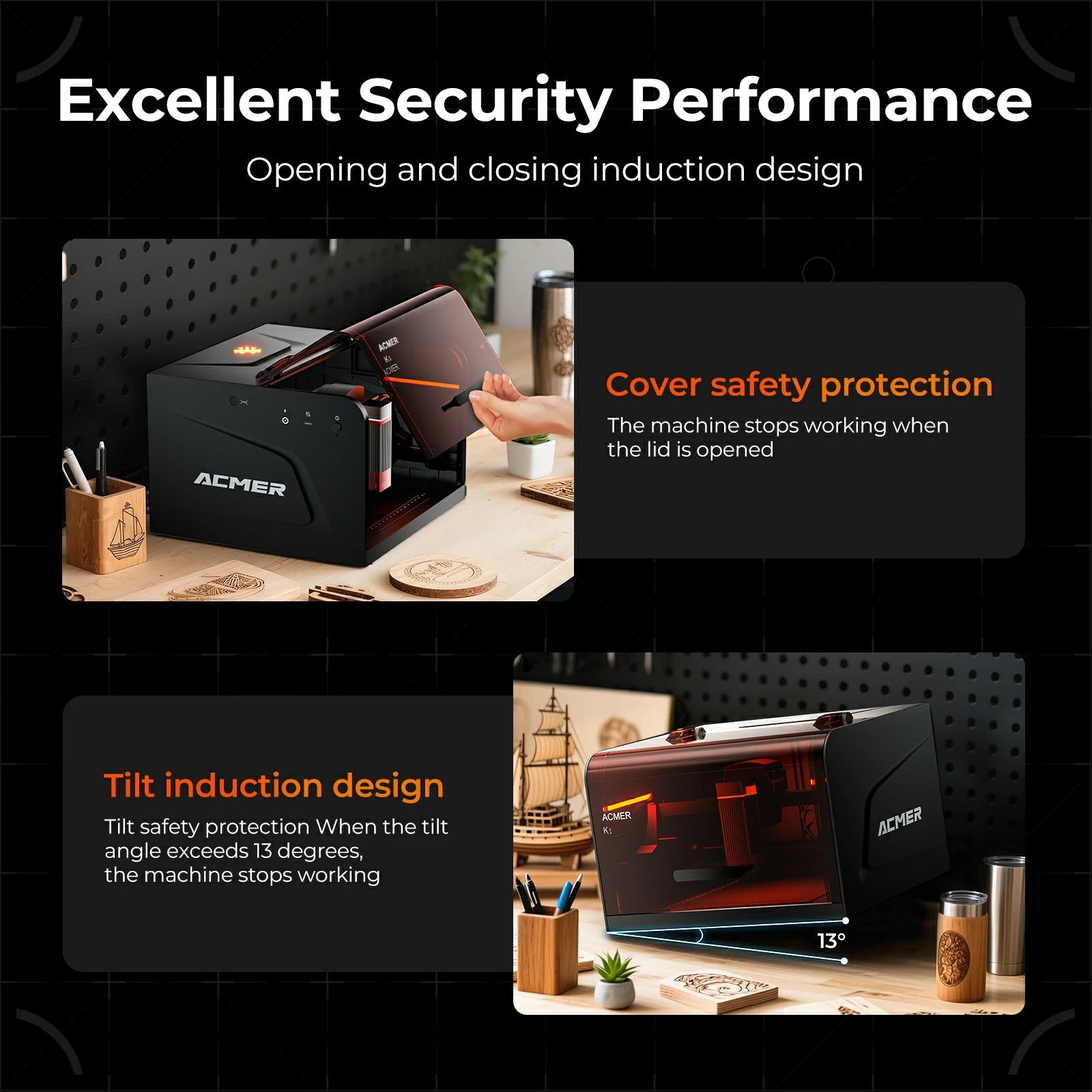 ACMER K1 Enclosed Portable Laser Engraver