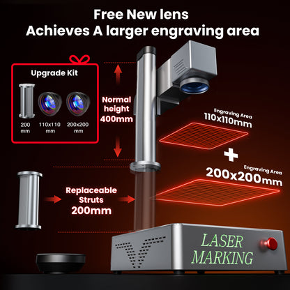 MR.CARVE S4 High Precision Fiber Laser Marking Machine