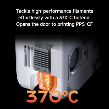 QIDI Q2C 3D Printer, Enclosed FDM with New Generation Leveling Sensor for Full Auto Leveling, 600mm/s High Speed, 270x270x256mm Build Volume, 370℃ Bimetal Hotend Unlock PPS-CF, from Beginner to Expert