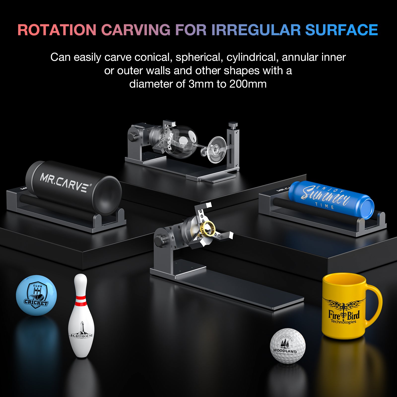 MR.CARVE M4 Dual Laser Fiber Marking Machine