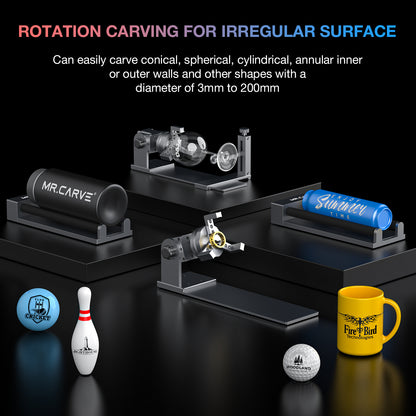 MR.CARVE M4 Dual Laser Fiber Marking Machine