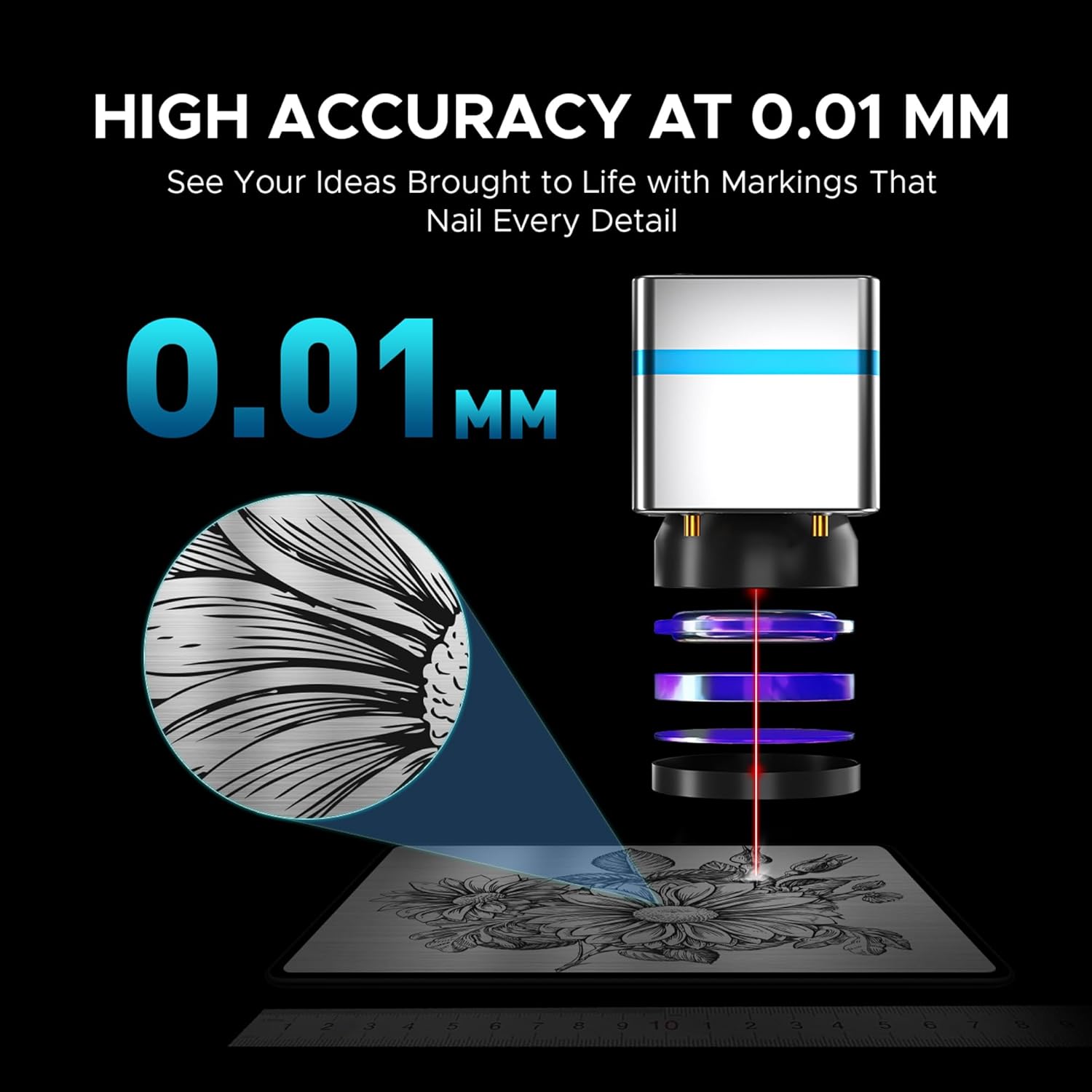 OMTech 30W Fiber Laser Marking Machine
