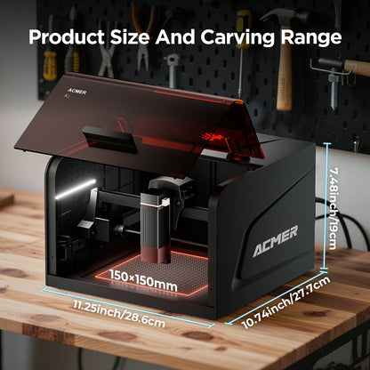 ACMER K1 Enclosed Portable Laser Engraver
