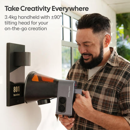 LaserPecker LP2 Plus 10W Desktop Laser Engraver & Cutter