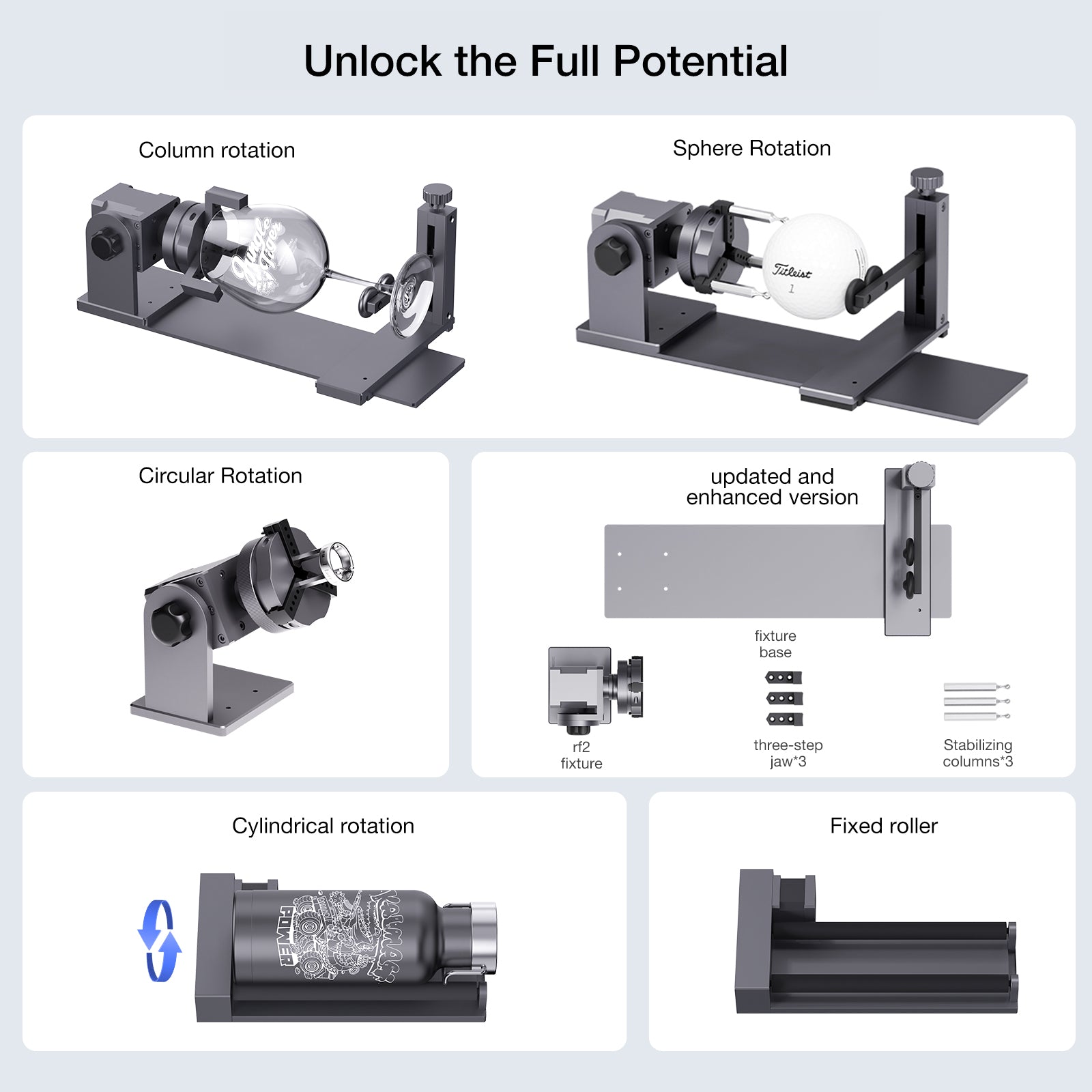 MR.CARVE A1 UV Fiber Laser Marking Machine