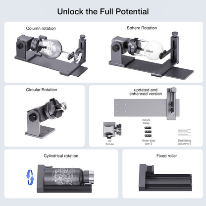 MR.CARVE A1 UV Fiber Laser Marking Machine
