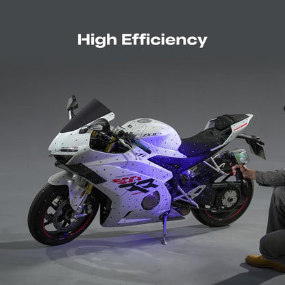 Creality 3D Scanner Sermoon S1 for Engineering Printing, 1+7+34 Blue Laser Handheld Scanner with 90FPS Scan Range (5mm-4m) & 0.02mm Accuracy, Deep Hole Detection 0.1mm, Compatible with Windows/macOS