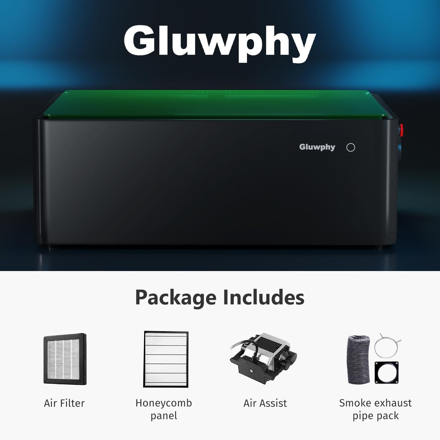 Gluwphy Laser Engraver Machine 10000mW(10W)