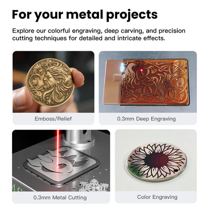 MR.CARVE S4 High Precision Fiber Laser Marking Machine